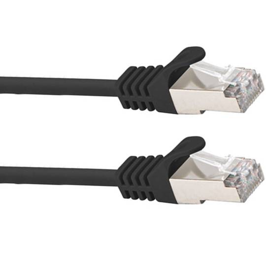 Ethernet network cable FTP Lanberg Cat.6 black 25cm