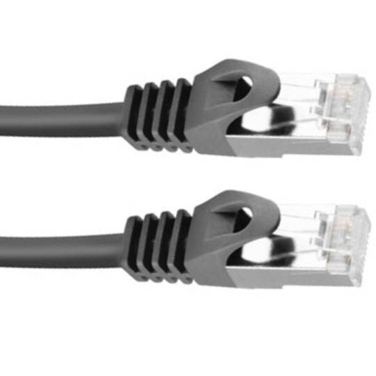 Ethernet network cable FTP Lanberg Cat.6 black 1m