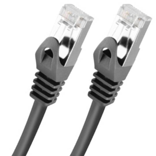 Ethernet network cable FTP Lanberg Cat.6 black 1m