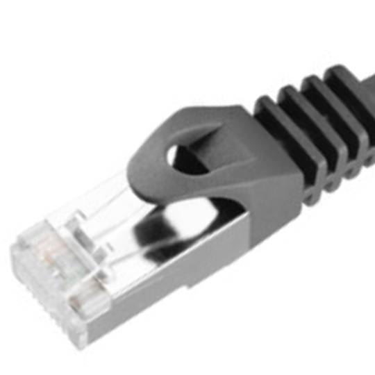 Ethernet network cable FTP Lanberg Cat.6 black 1m