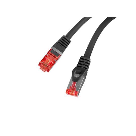 Kabel sieciowy Lanberg 0,25m cat6 F/UTP (FTP) ze złączami RJ-45 na obu końcach PCF6-10CU-0025-BK