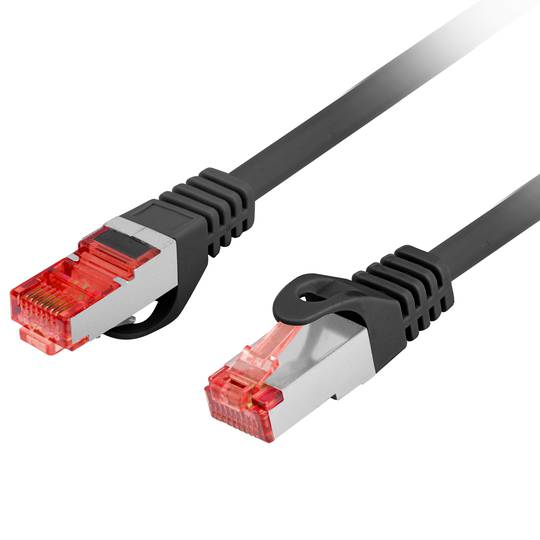 Lanberg 1,5 m cat6-netwerkkabel, F/UTP (FTP) met RJ-45-connectoren aan beide uiteinden PCF6-10CU-0150-BK