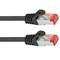 Ethernet network cable class E FTP Lanberg Cat.6 black 10m