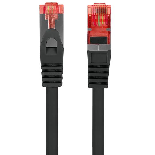 Lanberg Netzwerkkabel 2 m Cat6, F/UTP (FTP) mit RJ-45 Steckern an beiden Enden PCF6-10CU-0200-BK