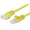 Fluke Tested PCU6-10CC-0025-Y 0.25m Yellow Cat. 6 UTP Ethernet Network Cable