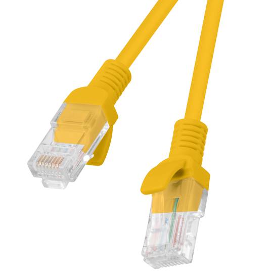Kabel sieciowy Ethernet UTP Lanberg Cat.6 pomarańczowy 1,5m