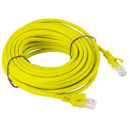 Fluke Tested PCU6-10CC-1000-Y 10m Yellow Cat. 6 UTP Ethernet Network Cable