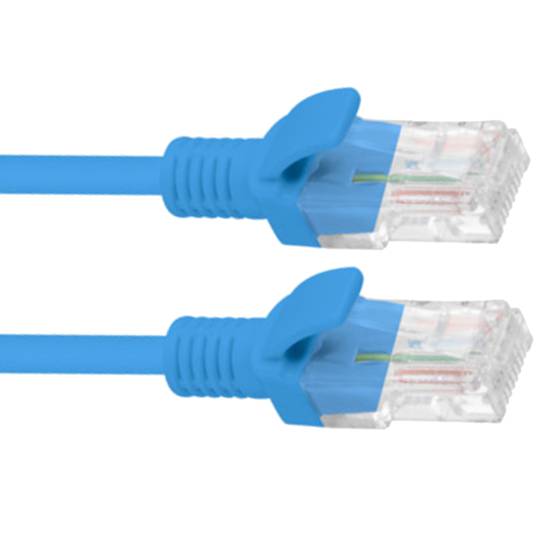 Cable de red ethernet Cat. 6 UTP de 20 m de color azul fluke tested PCU6-10CC-2000-B