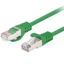 Packung mit 10 Einheiten Lanberg Cat 6 FTP-Netzwerkkabel 0,5 m grün PCF6-20CC-0050-G