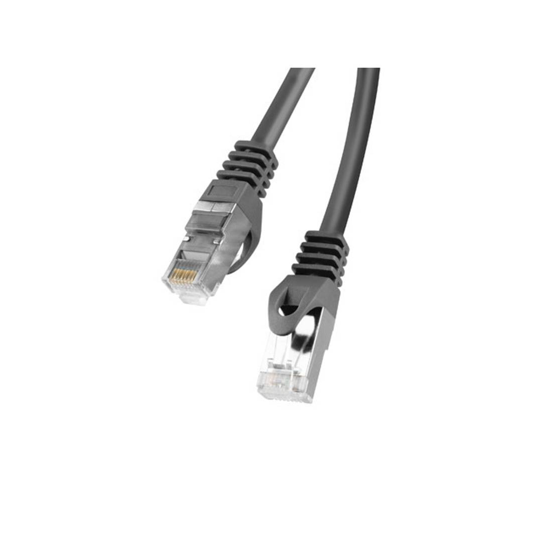 Cable de red de Lanberg cat.6 FTP de 2 m color negro PCF6-10CC-0200-BK