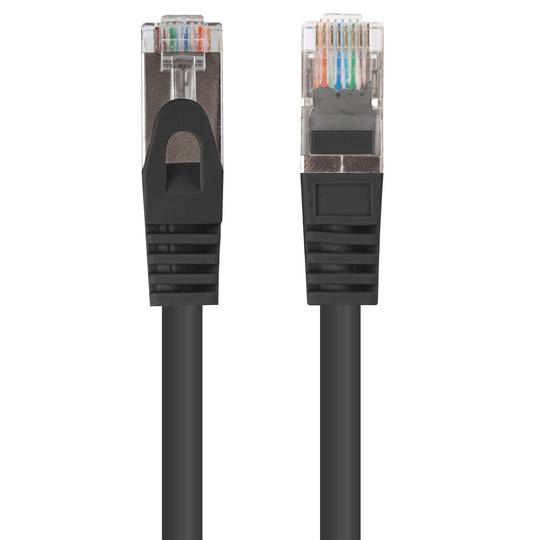 Packung mit 10 Einheiten Lanberg Netzwerkkabel Kat.6 FTP 3 m schwarz PCF6-20CC-0300-BK
