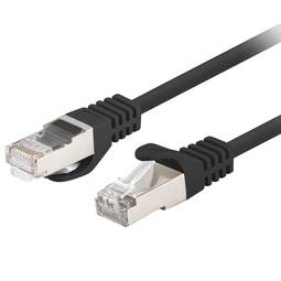 Packung mit 10 Einheiten Lanberg Netzwerkkabel Kat.6 FTP 5 m schwarz PCF6-20CC-0500-BK