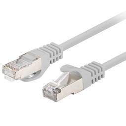 Opakowanie 10 szt. Lanberg kat. 6 Kabel sieciowy FTP 1 m kolor szary PCF6-20CC-0100-S