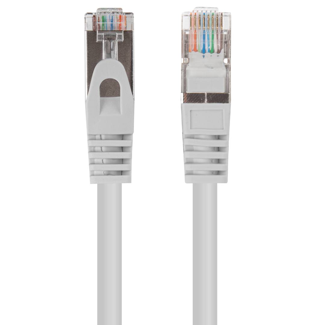 Pacote de 10 cabos de rede Ethernet FTP Cat. 6 cinza de 3 m PCF6-20CC-0300-S