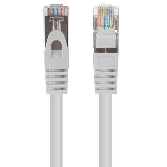 Pacote de 10 cabos de rede Ethernet FTP Cat. 6 cinza de 3 m PCF6-20CC-0300-S