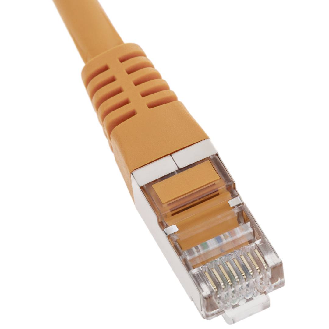 Pomarańczowy kabel sieciowy Ethernet FTP Cat. 6, 0,5 m