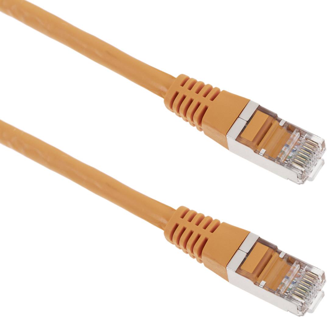 Pomarańczowy kabel sieciowy Ethernet FTP Cat. 6, 0,5 m