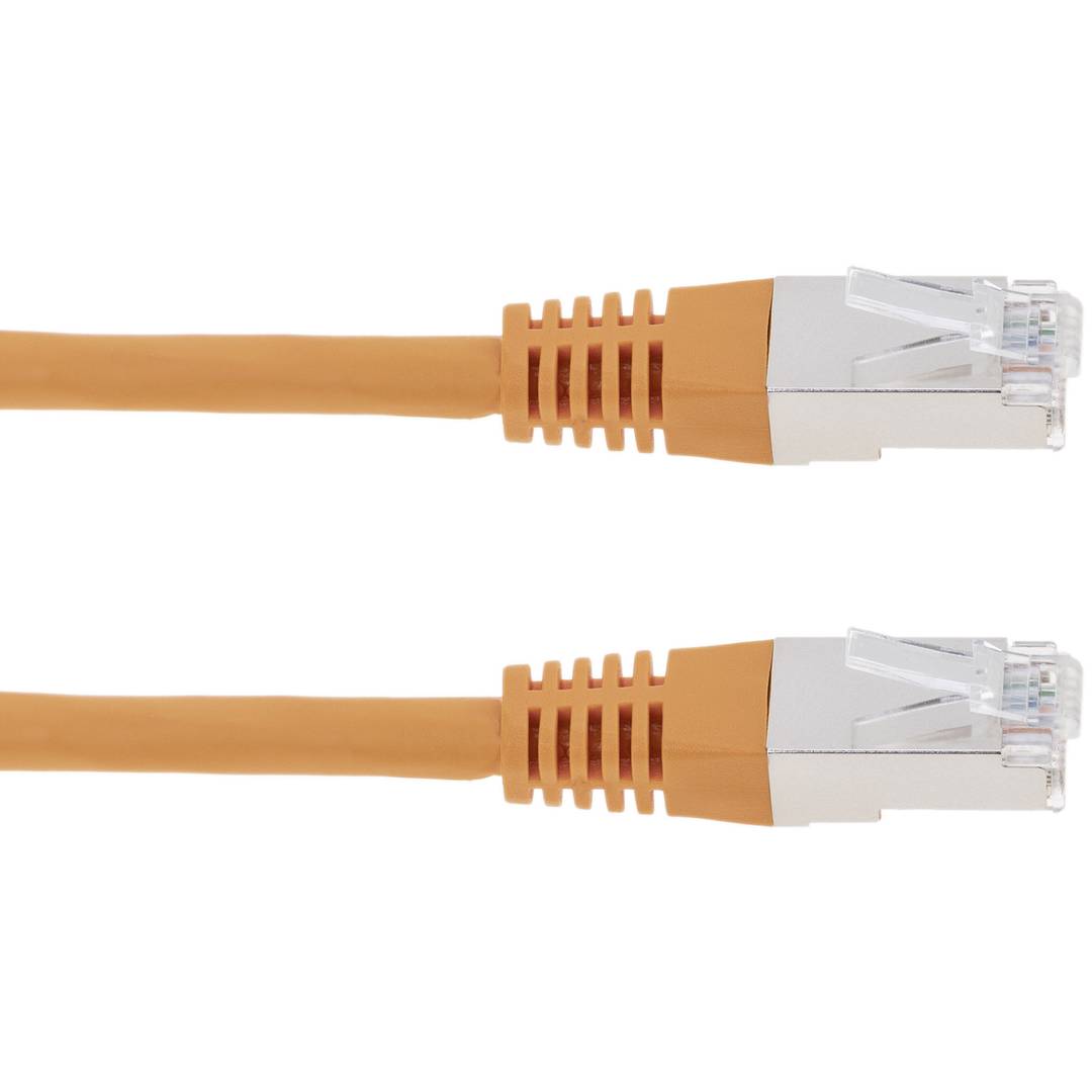 Pomarańczowy kabel sieciowy Ethernet FTP Cat. 6, 0,5 m