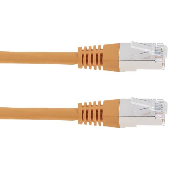 Pomarańczowy kabel sieciowy Ethernet FTP Cat. 6, 0,5 m