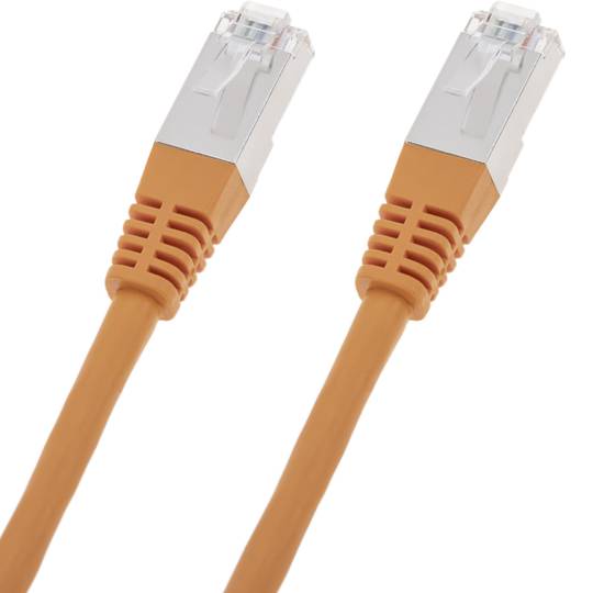 Pomarańczowy kabel sieciowy Ethernet FTP Cat. 6, 0,5 m