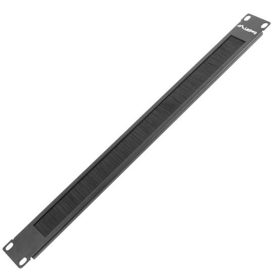 Lanberg AK-1101-B Bürstenkabeldurchführung für 19-Zoll-Rackschränke schwarz