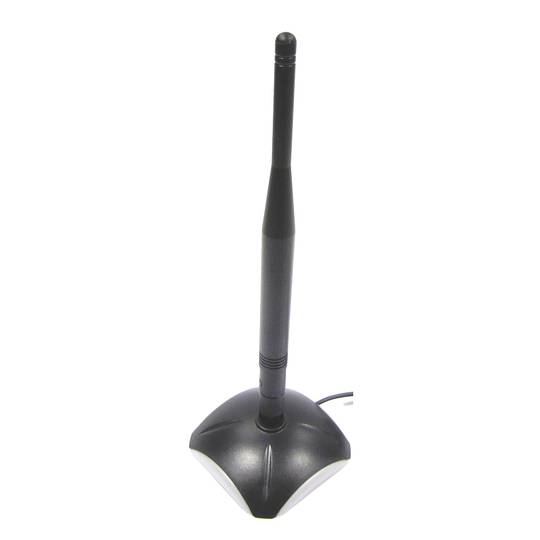Omni-directionele antenne 5dBi / 2,4 GHz (magnetisch)