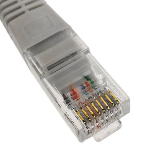 Gekreuztes Kabel UTP Cat.5e grau 50cm