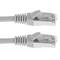 Cable de red ethernet cruzado Cat. 5e FTP de 0,5 m de color gris