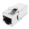 Conector keystone RJ45 hembra a RJ45 hembra Cat.6 FTP compacto metálico