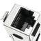 Conector keystone RJ45 hembra a RJ45 hembra Cat.6 FTP compacto metálico
