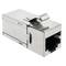 Conector keystone RJ45 hembra a RJ45 hembra Cat.6 FTP compacto metálico