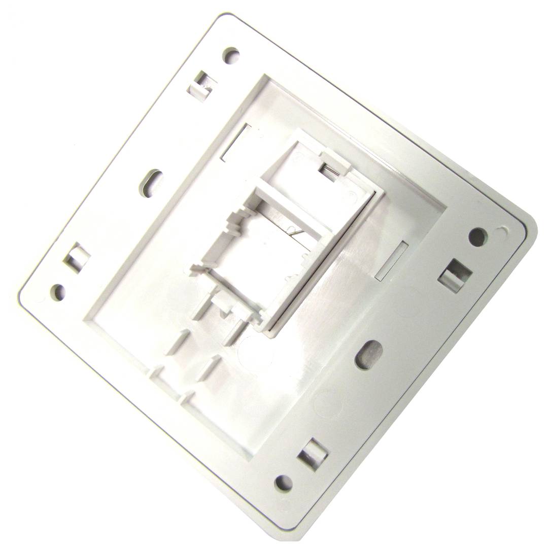 Piastra a parete per box TB110 compliant 80x80 1-port