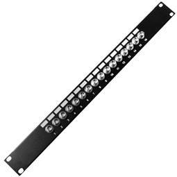 Patch panel 16 żeńskich portów BNC do szafy 19 "