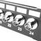 Patch panel de 24 puertos BNC hembra para rack 19