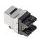 Lanberg RJ45 Keystone Cat.6 FTP vrouwelijk 180 graden