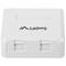 Caixa de muntatge de superfície Lanberg per a Keystone 2 ports OK1-0002-W
