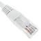 Kabel Ethernet 1m UTP kat. 5e bialy