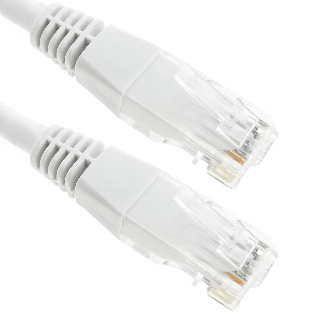 Ethernet-Netzwerkkabel Cat. 6 UTP, 1,5 m weiß