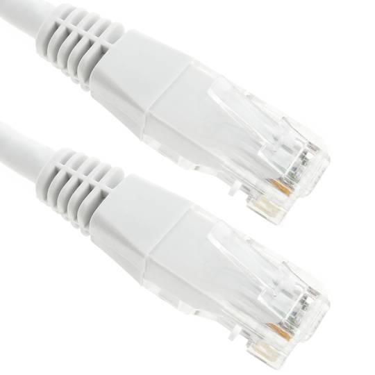 Ethernet-Netzwerkkabel Cat. 6 UTP, 1,5 m weiß