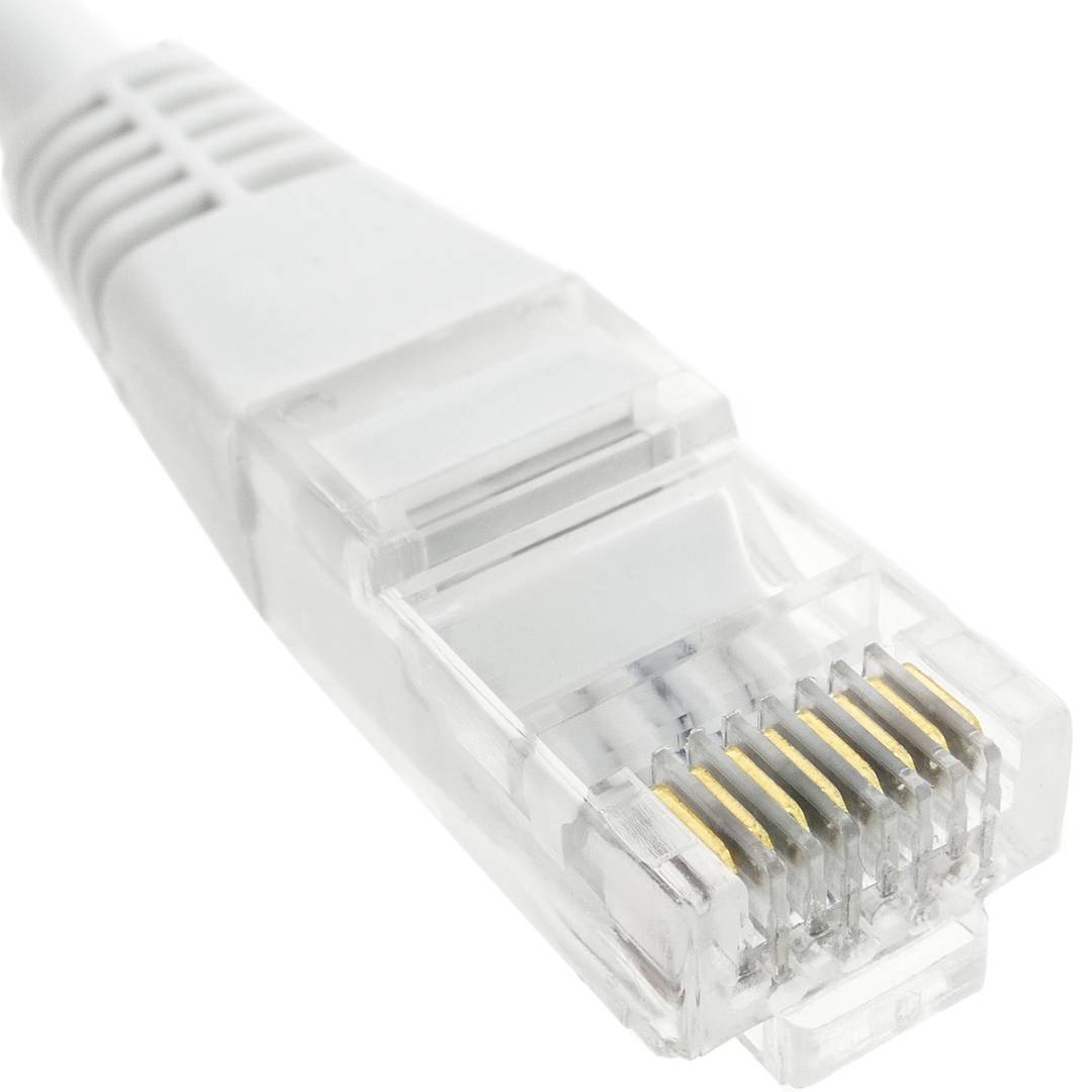 Ethernet-Netzwerkkabel Cat. 6 UTP, 1,5 m weiß
