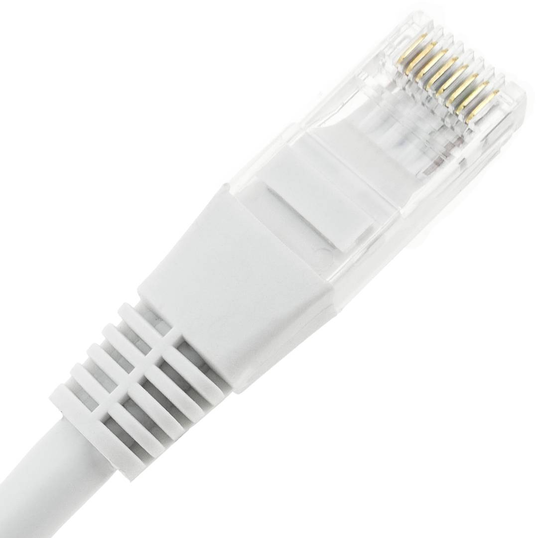 Ethernet-Netzwerkkabel Cat. 6 UTP, 1,5 m weiß
