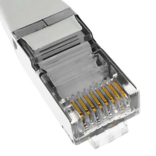 Cable FTP categoria 6 blanc 5m