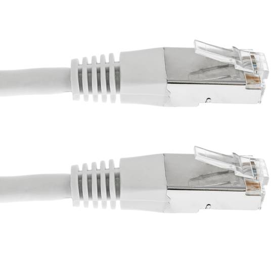 Cable FTP categoria 6 blanc 5m