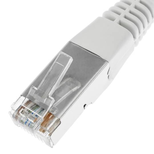Cable FTP categoria 6 blanc 5m