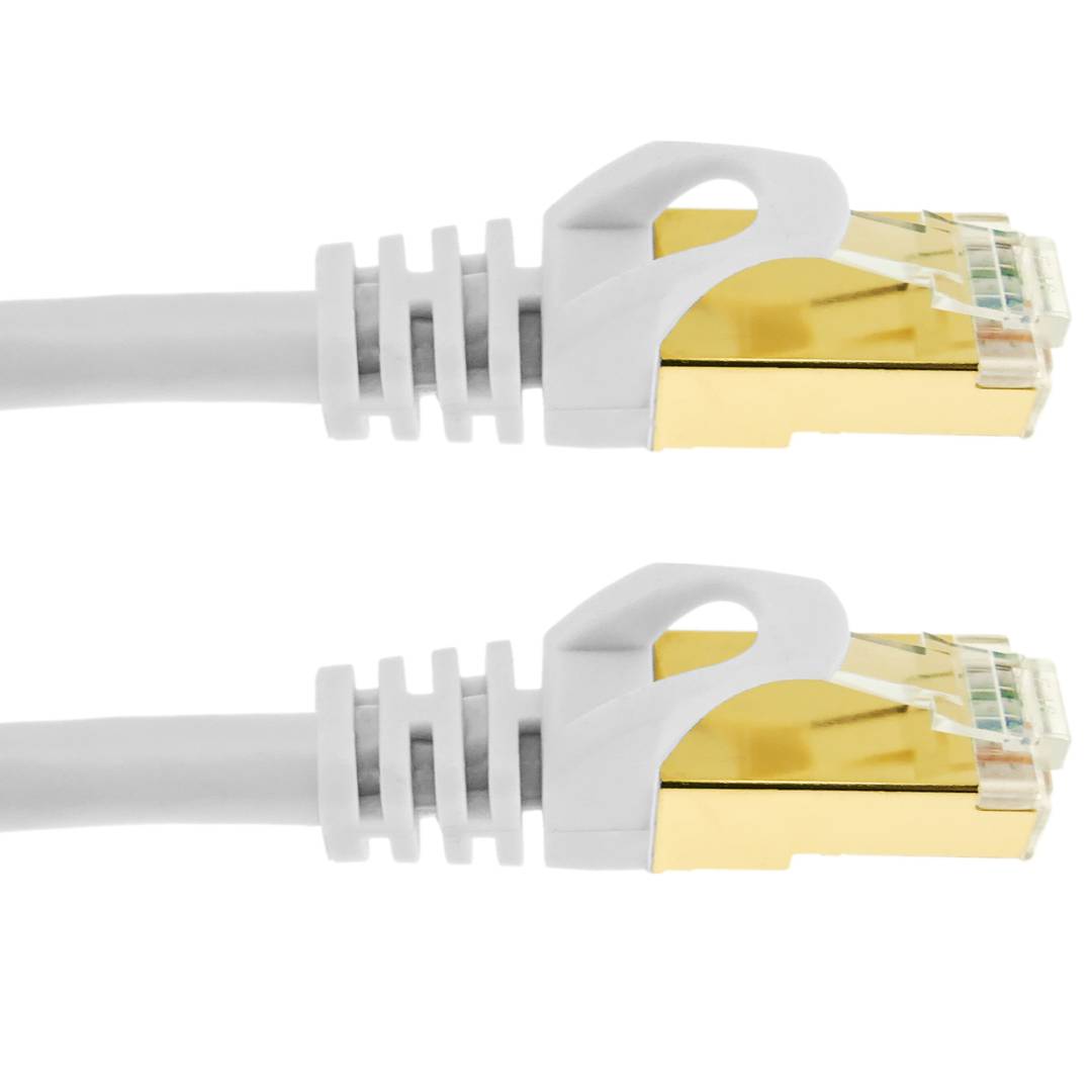 Kabel sieci Ethernet 3 metry LAN SSTP RJ45 Cat.7 biały