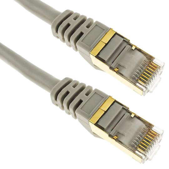 Catégorie 7 SSTP Câble gris 25cm
