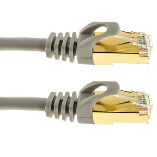 Catégorie 7 SSTP Câble gris 25cm