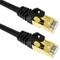 Cable de red ethernet Cat. 7 FTP de 0,25 m de color negro