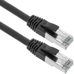 Ethernet-Netzwerkkabel 2 meter LAN SFTP RJ45 Cat.7 schwarz