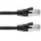 Cable de xarxa ethernet 2 metres LAN SFTP RJ45 Cat.7 negre